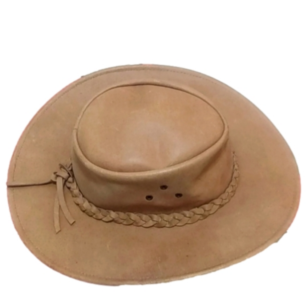 Australian Outback Leather Crusher Hat - Picture 6 of 16